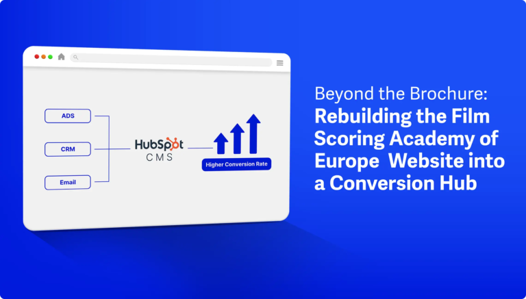 Beyond the Brochure: Rebuilding the Film Scoring Academy of Europe  Website into a Conversion Hub